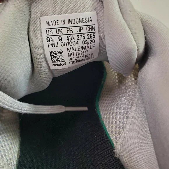 adidas Duramo SL Mens 9.5 Shoes Running Training Athletic Sneakers Gray FW8677 - Picture 4 of 11